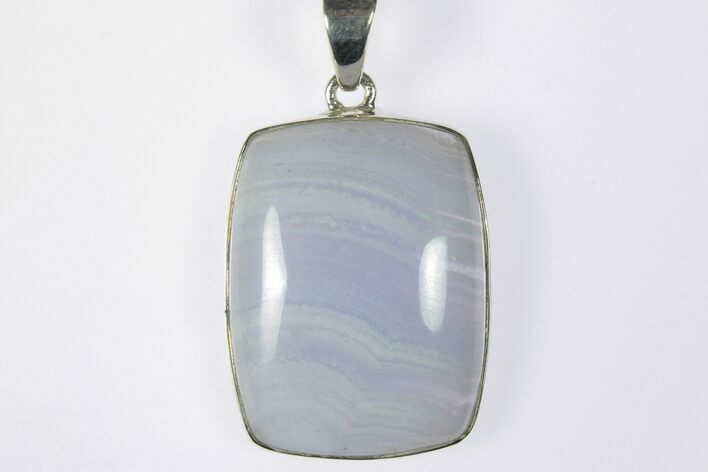 Blue Lace Agate Pendant (Necklace) - Sterling Silver #228650
